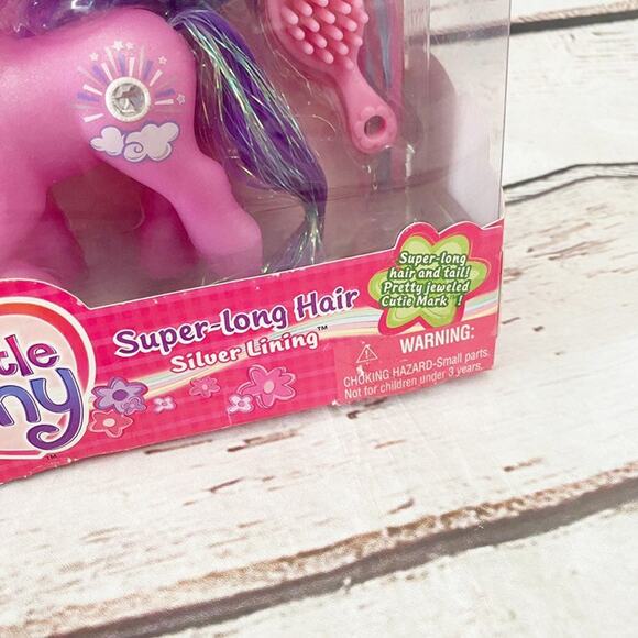 MY LITTLE PONY Super Long Hair Silver Lining G3 Pony - Picture 2 of 5